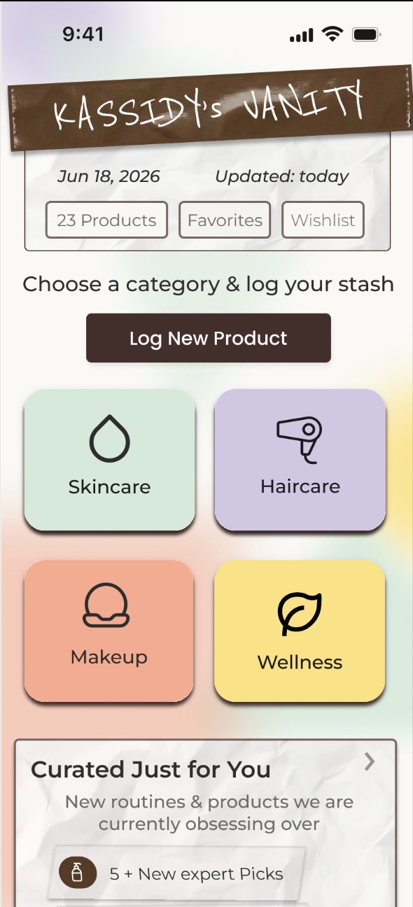 BeautyBound app — Kassidy's Vanity